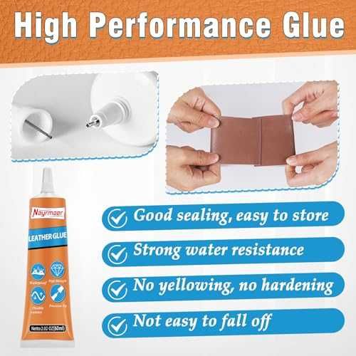 Ново Лепило за кожени изделия – екстра здраво, многофункционално 60мл