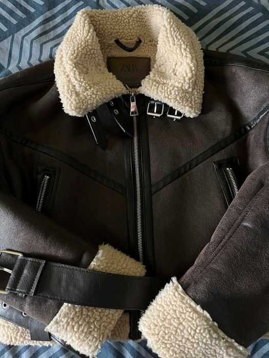 Есенно, зимно скъсено яке ZARA, S