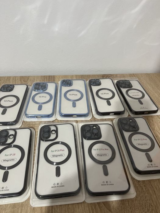 Vand husa MagSafe- iphone 15 plus,pro, promax, 16, plus,  pro, promax