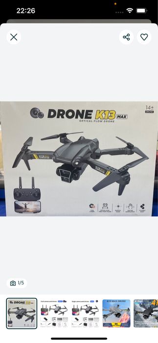 Дрон K 13 MAX  с двойна 4К UHD камера **20% намаление **