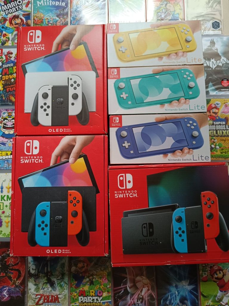 Sigilat, garanție 2 ani,Consola Nintendo Switch Lite, V2, Oled