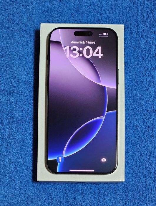 iPhone 16 Pro Max 100% baterie garanție nou