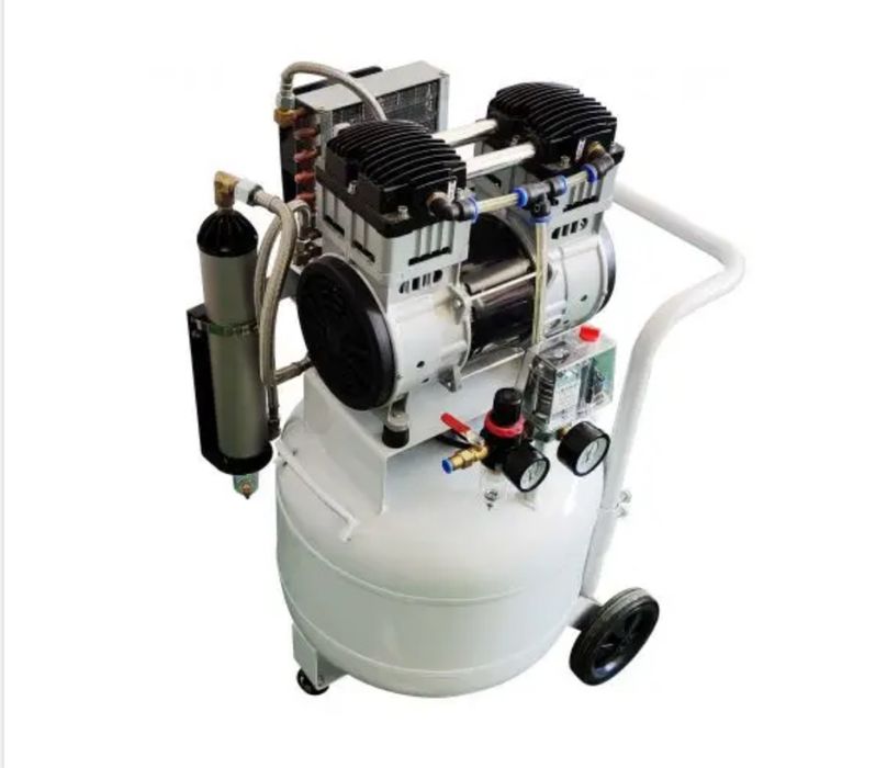 Compresor Stomatologie 50l Cu Uscator/Fara ulei/Supersilentios/2 UNIT