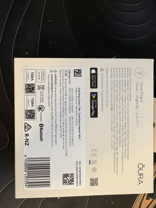 Inel OURA Ring 4 Silver marimea 7 – Nou, Sigilat