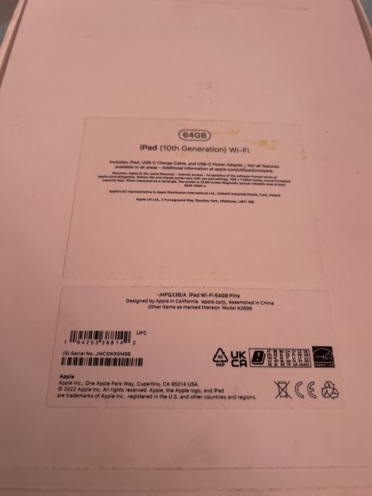 Vând Ipad 64Gb cutie+încărcător original