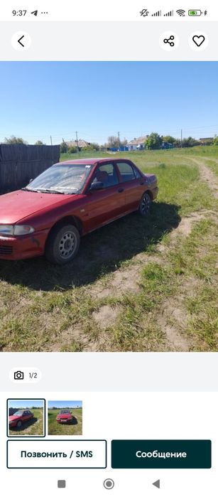 Митсубиси Лансер 92год чистая кз без двс