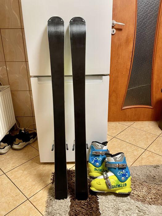 Schiuri copii 110 cm volkal cu clapari skiuri