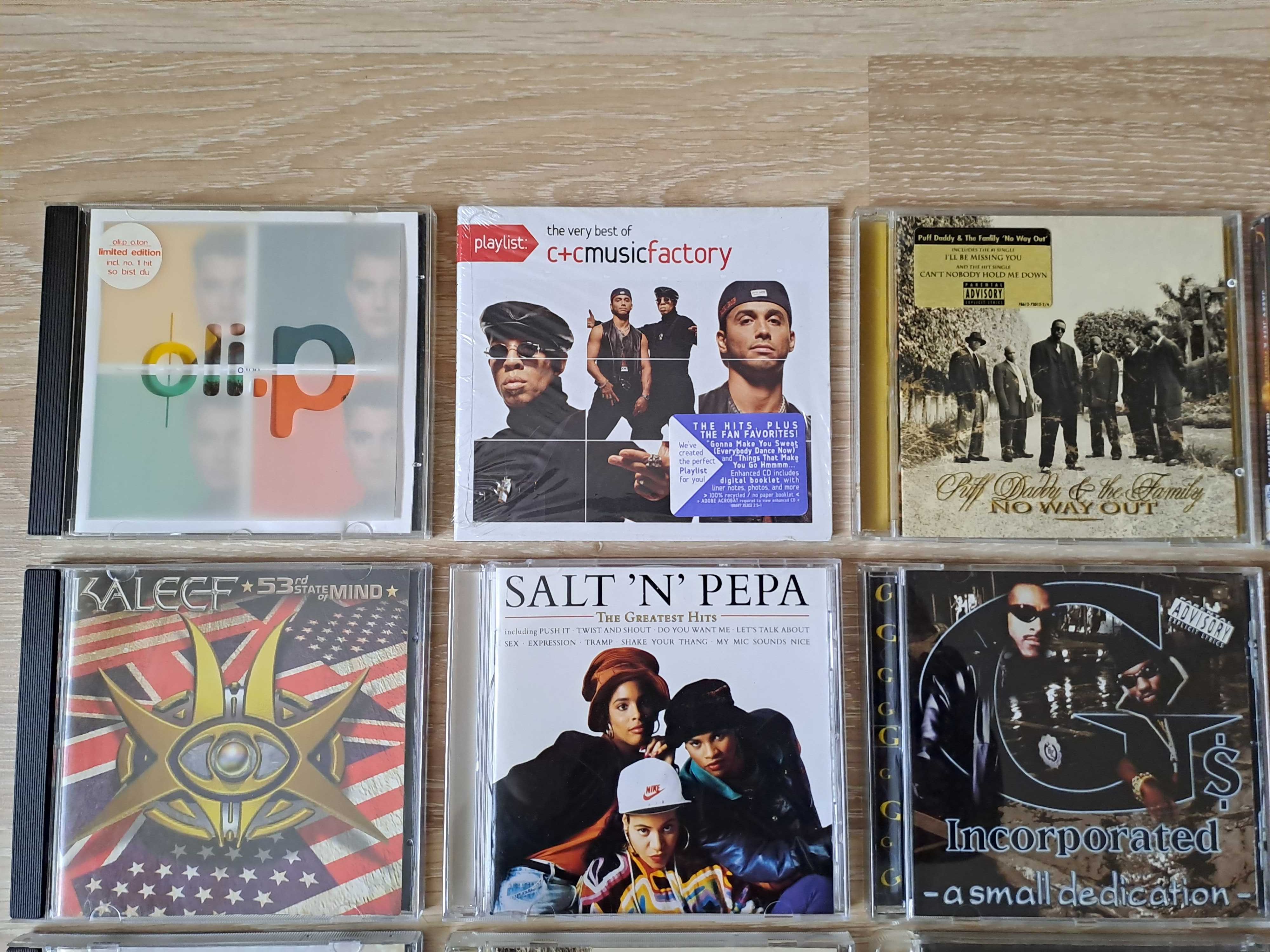Colectie 20 CD originale albume Euro-rap, Pop-Rap, Hip-Hop