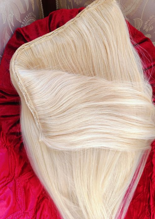 Естествена руса коса за удължаване