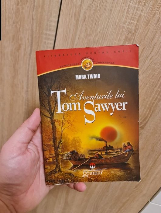 Carte lectura: Aventurile lui Tom Sawyer de Mark Twain