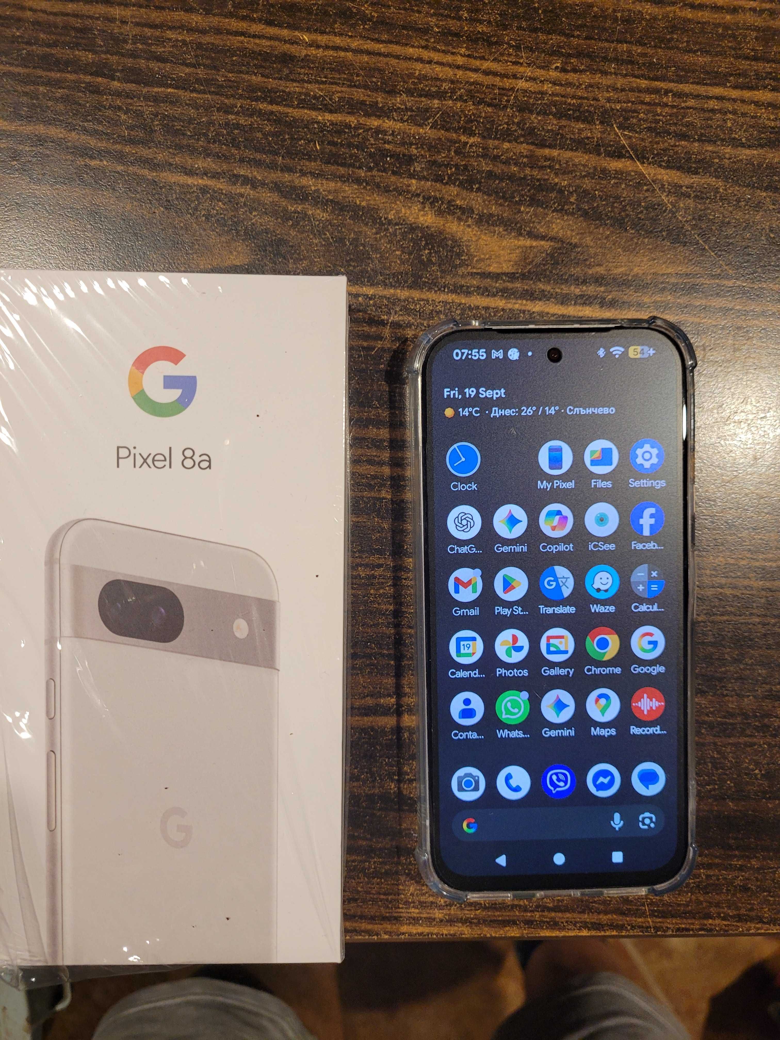 Google Pixel 8a, чисто нов, с 2 год. от ЕМАГ