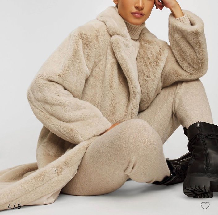 Haină de blană talie unică