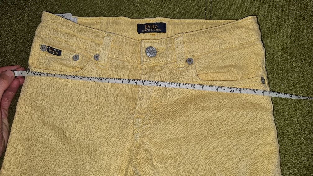 Polo Ralph Lauren оригинални жълти дънки за момиче 10-11 год