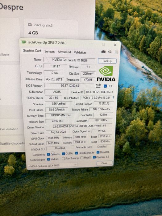 HP Workstation Z2 G4 i5 9gen 16g 512g ssd m2 GTX1650 4g