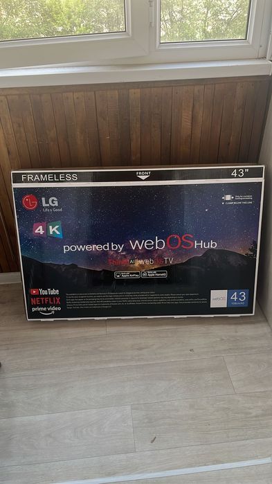 НОВЫЙ смарт телевизор LG 110 см smart tv WiFi YouTube