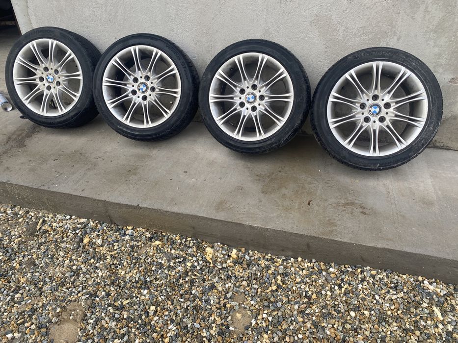 Jante bmw stare buna + cauciucuri vara dot 2024.