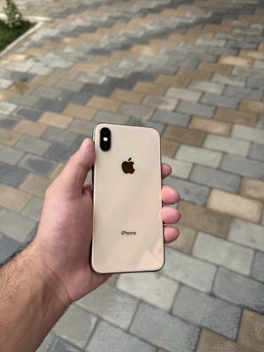 Iphone xs ayfon xs 64gb GOLD tel ideal sotiladi aybi yo face ishlidi