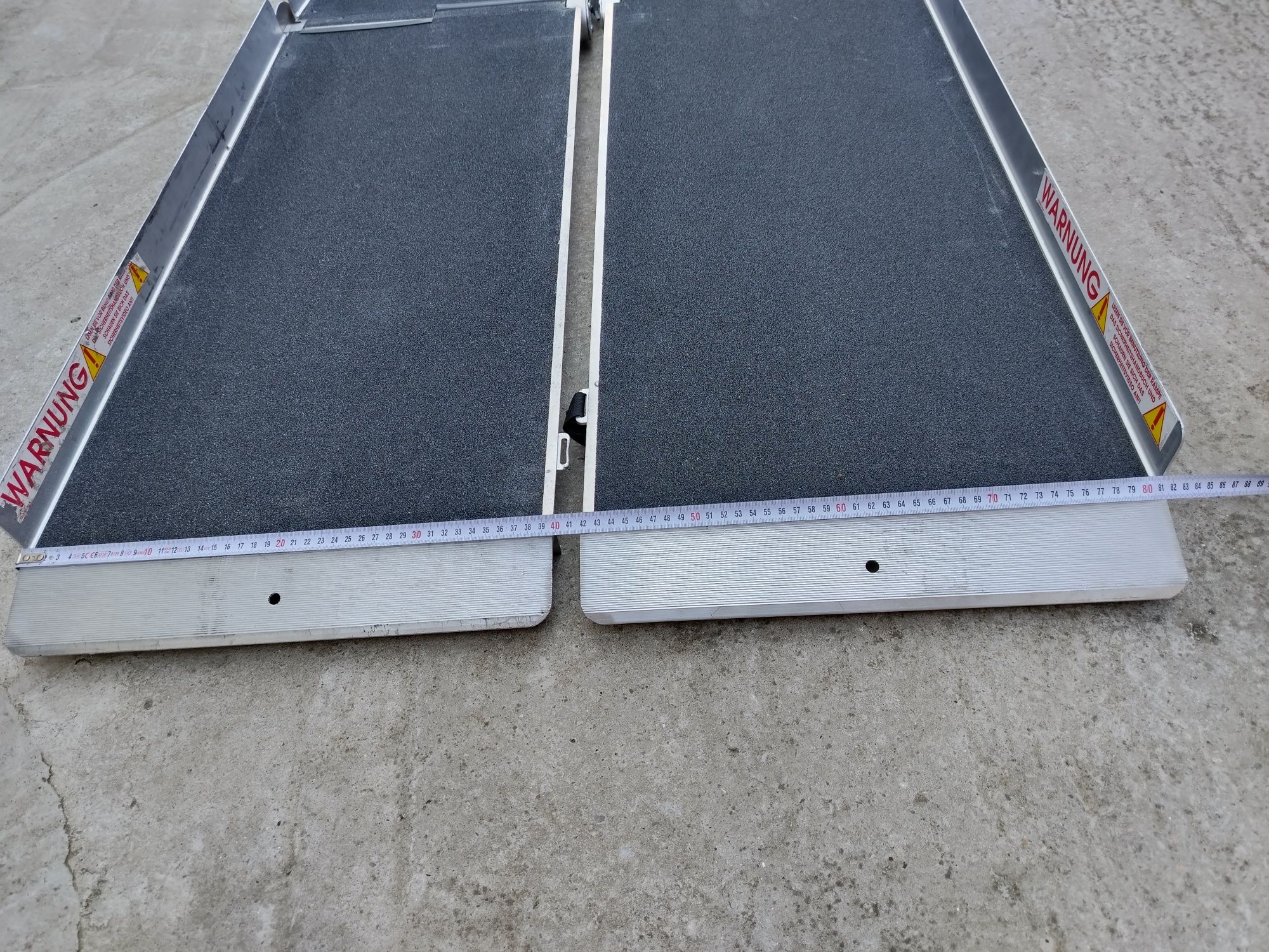 Rampe aluminiu pentru cărucior scuter electric persoane dizabilități