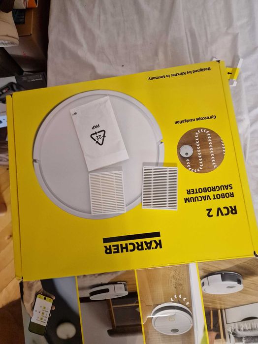 Прахосмукачка Робот Kärcher RCV 2 (с моп) - Като нова!