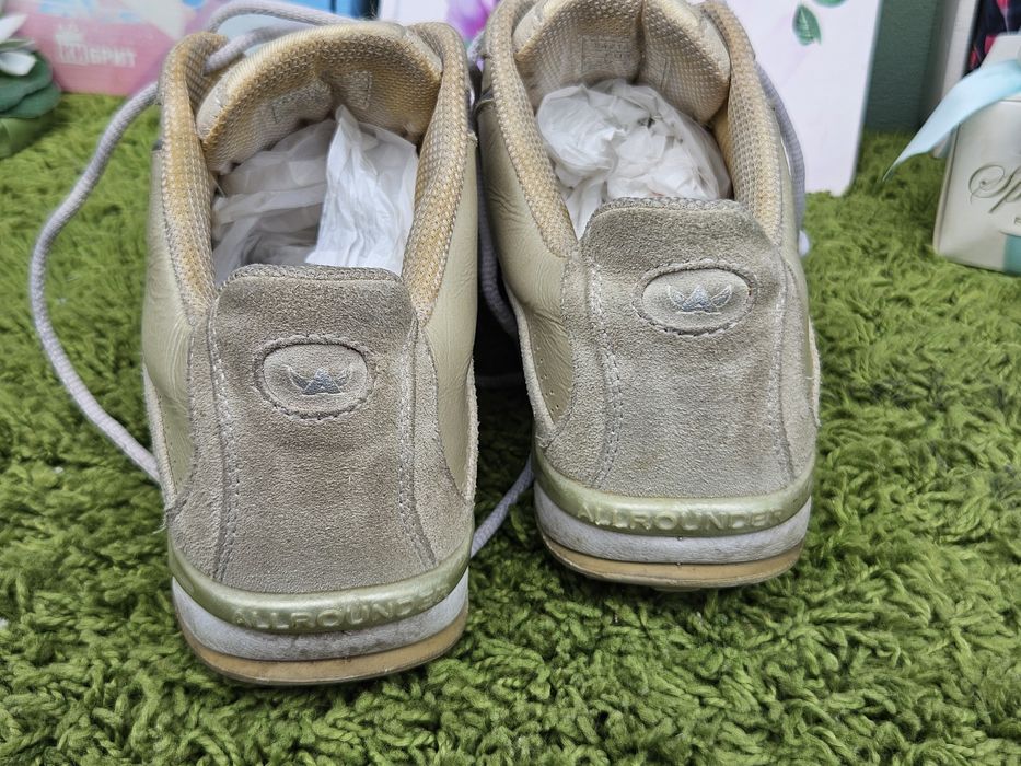 All Rounder немски кецове от кожа