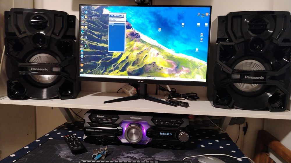 Sistem audio PANASONIC SC-AKX710E-K, 2000W RMS, Bluetooth, USB, CD, Ra