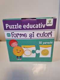 Puzzle educativ forme si culori