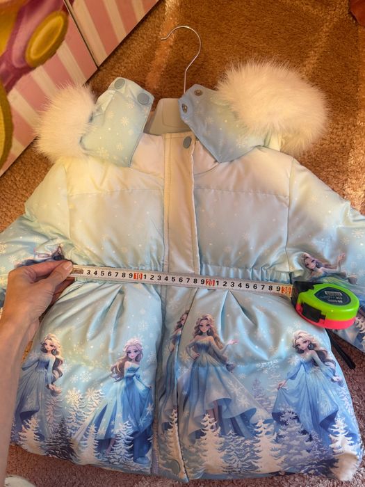 Детско зимно яке 104см с шал и шапка