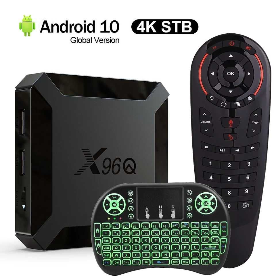 Тв бокс X96Q CPU Allwinner H313 OS онлайн телевизия  Tv Box