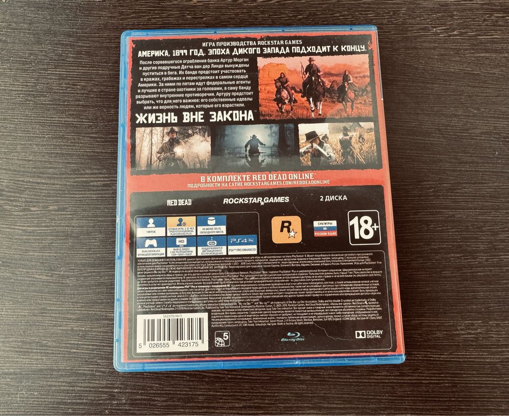 Red Dead Redemption 2 (PS4) – отличное состояние