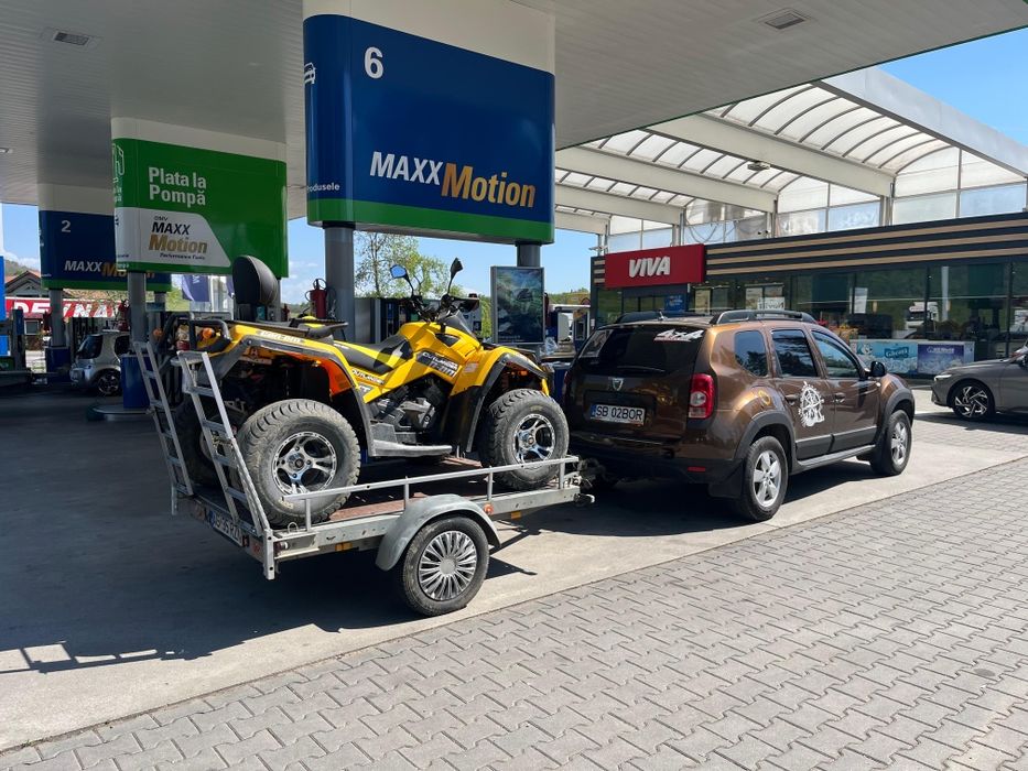 Platforma / remorca auto 750/1800/2000kg cu o axa / doua axe stare per