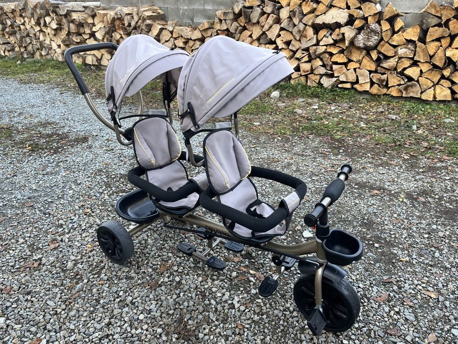 Tricicleta Chipolino gemeni bej, in stare foarte buna