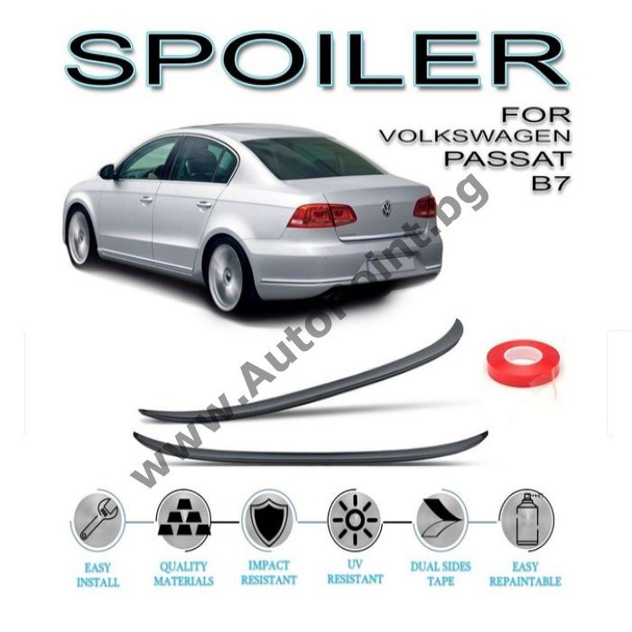Спойлер Лип заден капак VW Passat B7 от 2010