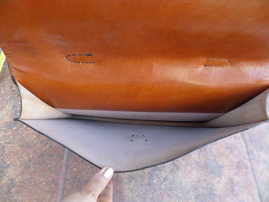 Geanta,mapa din piele naturala deosebita pt. acte sau laptop