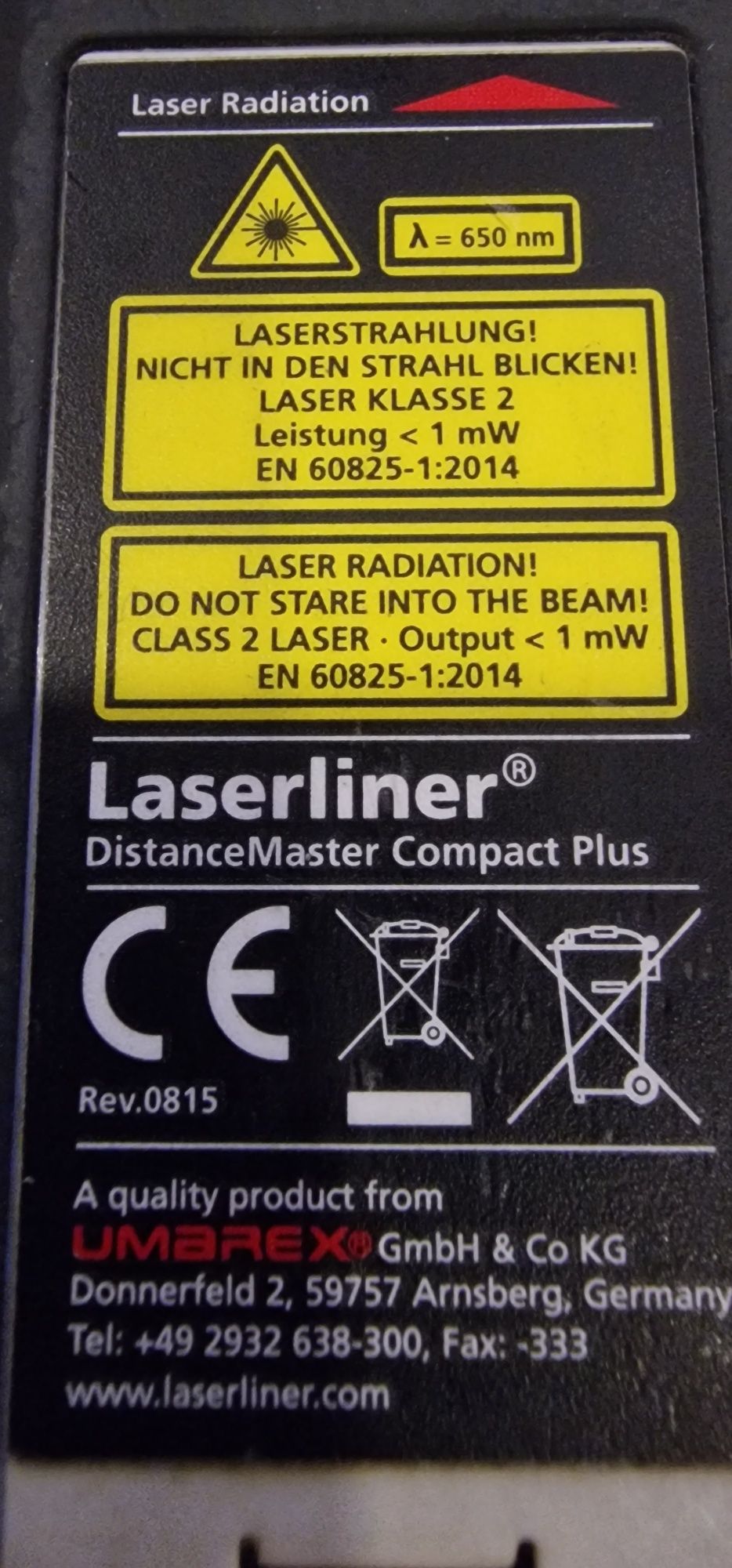 Лазерна ролетка laserliner