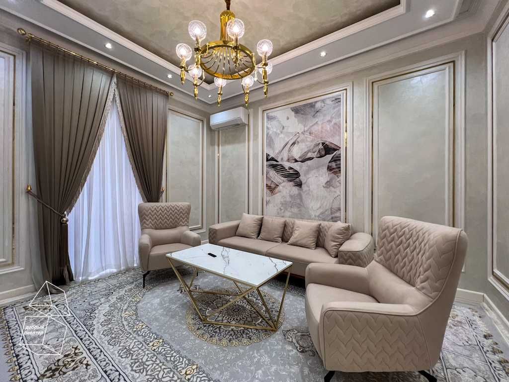 (Добрый) Fazo Residence, Карасу 2, 50 м², 2/7/7,  Богатый интерьер