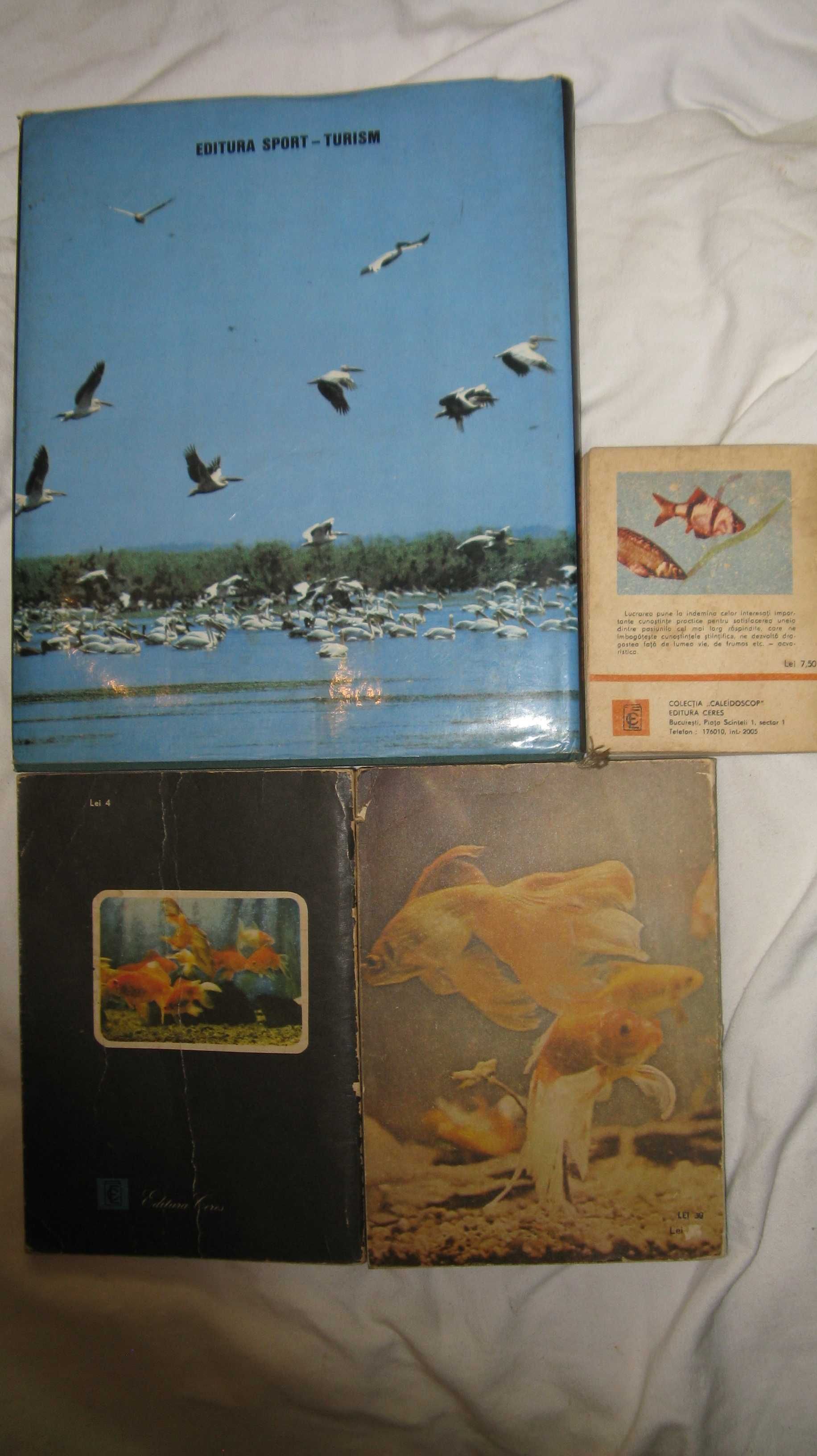 Vand carti acvaristica si album Delta Dunarii