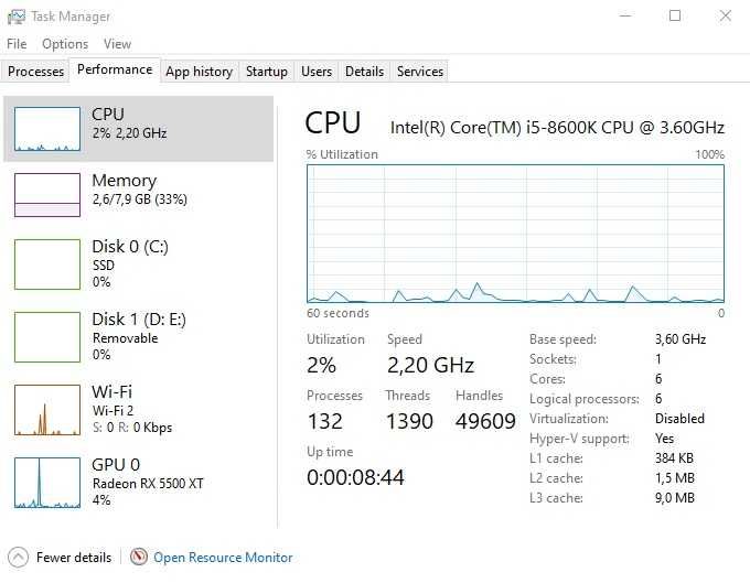 Intel i5-8600K до 4.30GHz процесор сокет 1151 - Coffee Lake