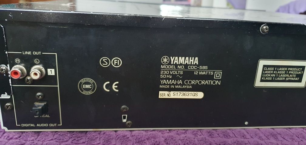 Cd player Yamaha cdc-585 5 cd chsnger