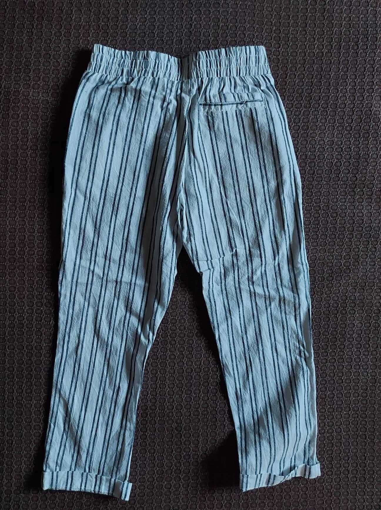 Ленен панталон H&M и потник ZARA за момиче, размер 4-5 год., 110 см.