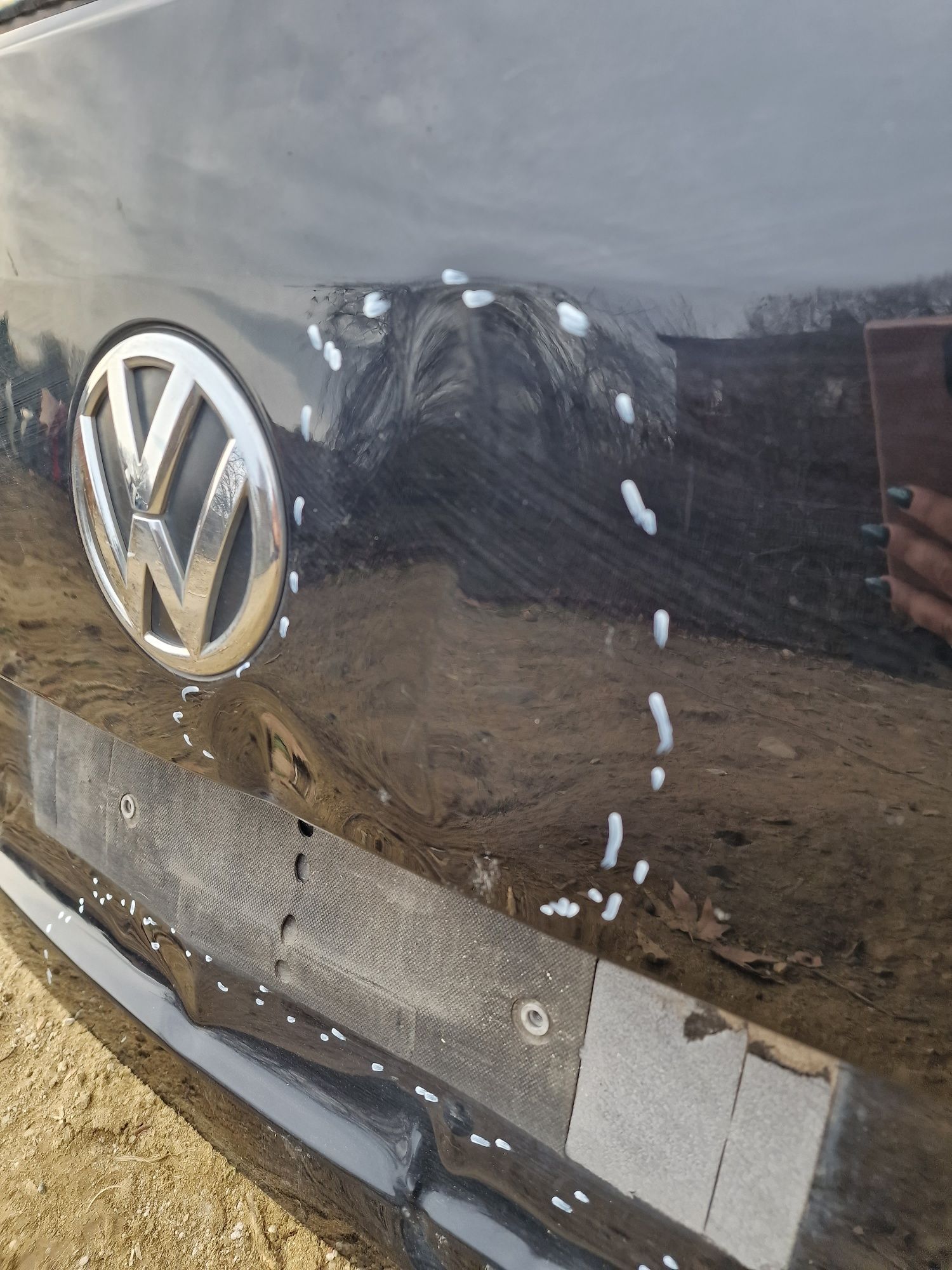 VW Touaran 2014 врата-багажник