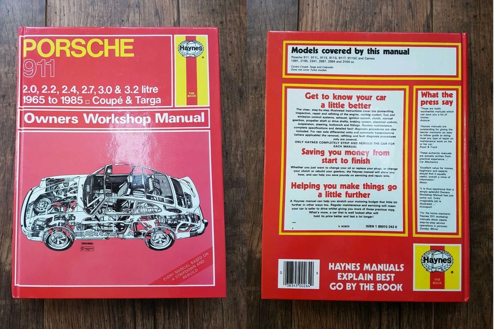 Manuale reparatii auto Porsche 911 912 924 Haynes, EVO