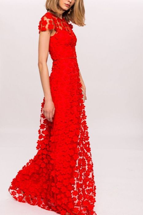 Rochie rosie de seara