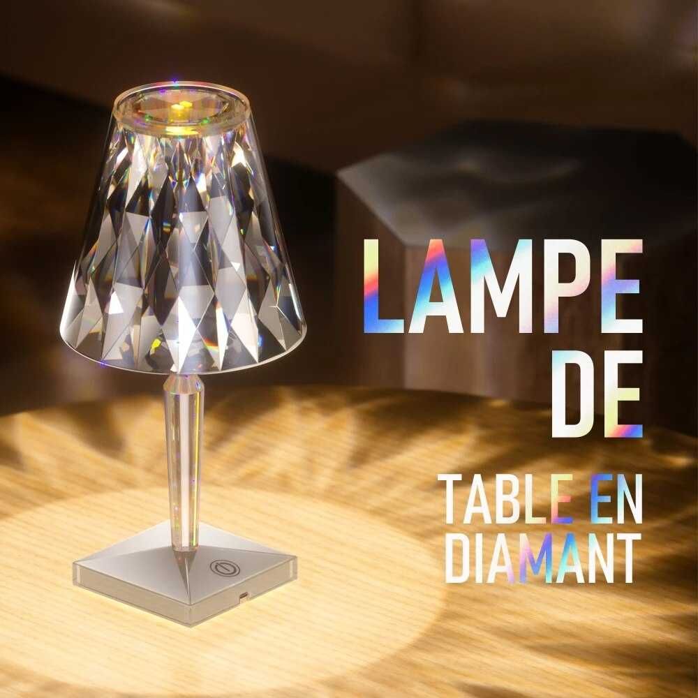 Lampa Diamond in trei culori albe cald-rece-natural