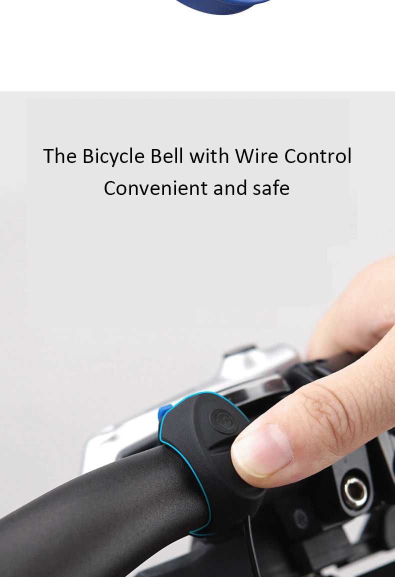 Sonerie electronica GUB, claxon bicicleta, trotineta electrica, USB