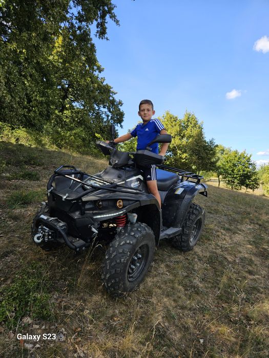 Atv Linhai 400,inmatriculat,4×4,troliu,imp Germania(cf,can-am