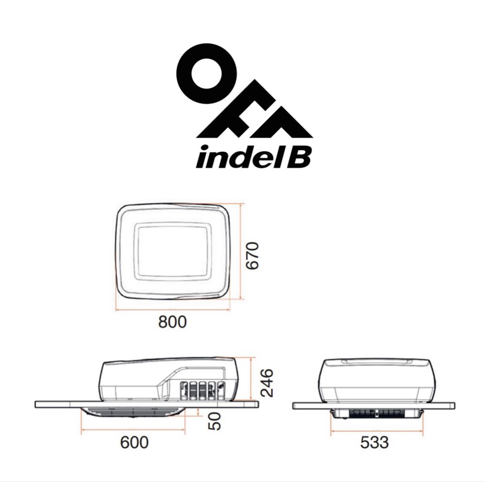 Aer conditionat IndelB Plein Aircon 12 V pt rulota/autorulota/camper