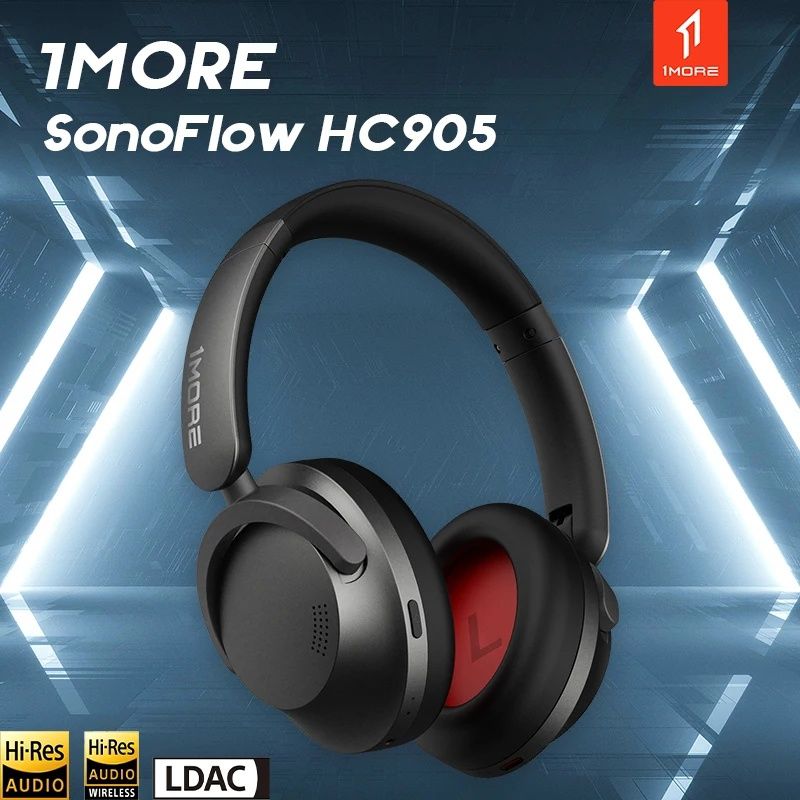 Безжични ANC слушалки 1More SonoFlow 70 h. Play, LDAC, BT 5.0, 720 mAh