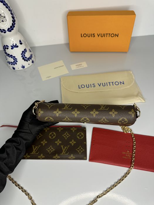 Geanta Louis Vuitton model FELICIE piele canvas 100% cutie cadou  C:44