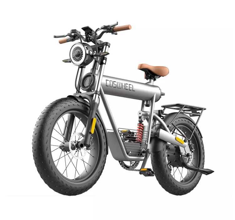 Bicicleta Electrica COSWHEEL T20R, Motor 750W, 45 km/h, 48V 20AH