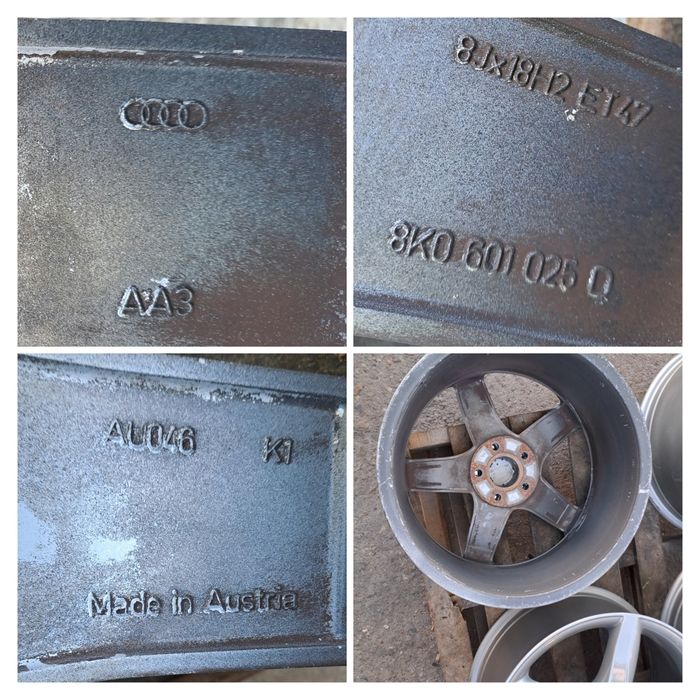 17" 5Х112мм Ауди, 5X112mm Audi Original